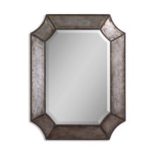 Elliot Distressed Hammered Metal Frame Wall Mirror by Billy Moon