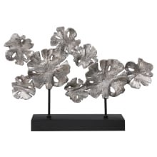 Contemporary Lotus Aluminum and Iron Nautical and Ocean Statue by Renee Wightman