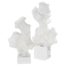 Remnant Crystal, Stone Abstract Statues by Carolyn Kinder - Set of 2