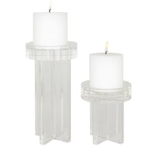 Crystal Candlesticks by Renee Wightman - Set of 2