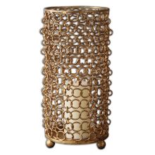 Dipali Gilded Chain Link Candleholder