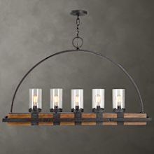 Atwood 5 Light 51" Wide Linear Chandelier