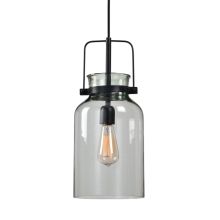 Lansing Single Light 8" Wide Pendant with Clear Glass Shade