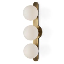 Droplet 3 Light 22" Tall Wall Sconce