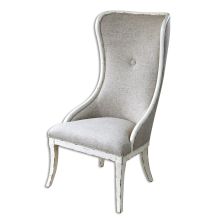 Selam Elegant Formal Upholstered Wing Dining Chair