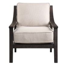 Lyle 27 1/4 Inch Wide Wood Frame Accent Chair with Fabric Upholstery by Matthew Williams