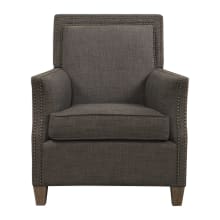 Darick 31" Wide Contemporary Farmhouse Linen Upholstered Club Chair