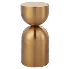 Golden Vessel 10" Wide Stainless Steel Accent Table