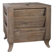 Rimmon Wooden Side Table with Magazine Storage