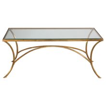 Alayna 48" Wide Metal Coffee Table