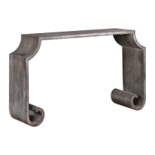 Agathon 54 Inch Wide Zinc Console Table by Grace Feyock