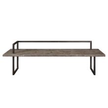 Herbert 86 Inch Wide Reclaimed Fir Wood Bench
