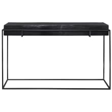 Telone 15" Wide Aluminum Top Iron Console Table