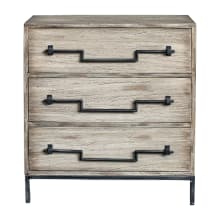 Jory 30 Inch Wide Mango Wood Dresser with Iron Base by Matthew Williams