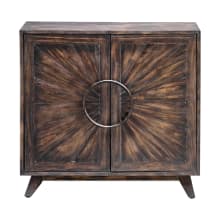 Kohana 36 Inch Wide Wood Cabinet with Adjustable Shelving by Matthew Williams