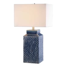 Pero 1 Light 27" Tall Table Lamp with Square Crystal Finial