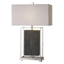 Sakana 1 Light 28.5 Inch Tall Table Lamp with Fabric Shade