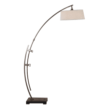 Calogero 1 Light 73.5 Inch Tall Floor Lamp with Fabric Shade
