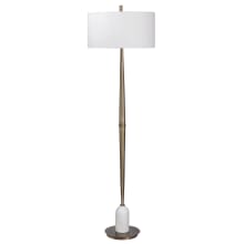 Minette 71" Tall Floor Lamp with Marble Accents