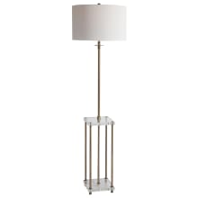 Palladian 66" Tall Floor Lamp with Crystal Accents