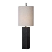 Delaney 1 Light 32.125 Inch Tall Table Lamp with Fabric Shade
