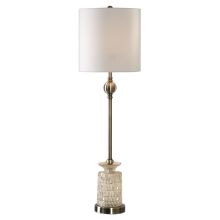Flaviana 1 Light 34 Inch Tall Table Lamp with Fabric Shade
