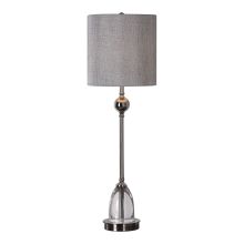 Gallo 1 Light 32.5 Inch Tall Table Lamp with Fabric Shade