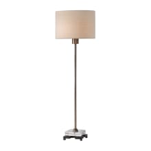 Danyon 10" Wide Medium (E26) Single Bulb Base Ambient Light Single Light Single Post Table Lamp with Fabric Shade