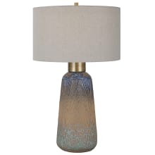 Western Sky 29" Tall Vase Table Lamp - Blue Ombre