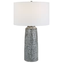 Static 27" Tall Vase Table Lamp - Black / White