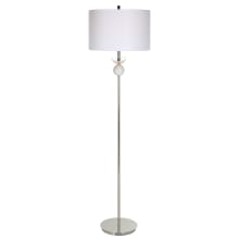 Exposition 65" Tall Floor Lamp with Crystal Accents