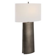 V-Groove 33" Tall Buffet Table Lamp