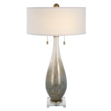 Cardoni 32" Tall Vase Table Lamp with Crystal Base