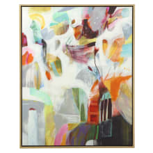 55" x 44" "Renewal" Framed Abstract Digital Print on Canvas