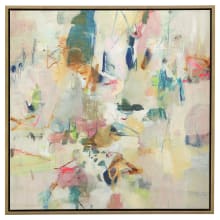 42" x 42" "Party Time" Framed Abstract Digital Print on Canvas