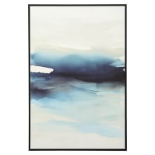 61" x 41" "Waves" Framed Abstract Digital Print on Canvas