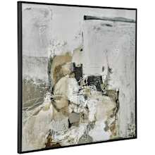 Solace I 50" x 50" Framed Abstract Painting