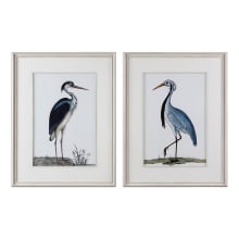 Shore Birds Two Piece Framed Print Set by Grace Feyock