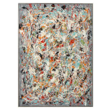 Organized Chaos 61" x 45" Framed Hand Painted Abstract Painting