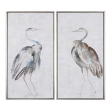 Summer Birds Two Piece Framed Animal Painting on Canvas Set by Grace Feyock