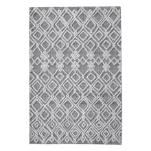 Sieano 5' x 8' Rectangle Wool Trellis Area Rug