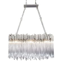 Matrix 6 Light 37" Wide Linear Chandelier