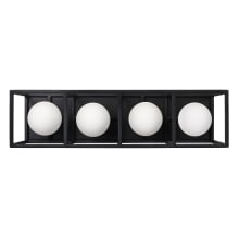 Plaza 4 Light 19" Wide Bathroom Vanity Light