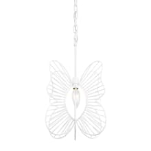 Monarch Butterfly 9" Wide Decorative Single Pendant