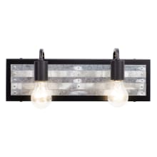 Abbey Rose 2 Light 17" Wide Bathroom Vanity Light