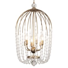 Voliere 6 Light 17" Wide Taper Candle Pendant