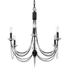 Brentwood 6 Light 27" Wide Taper Candle Style Chandelier