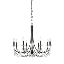 Brentwood 8 Light 32" Wide Taper Candle Style Chandelier