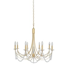 Brentwood 8 Light 32" Wide Taper Candle Style Chandelier