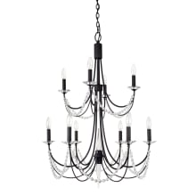Brentwood 10 Light 26" Wide Taper Candle Style Chandelier